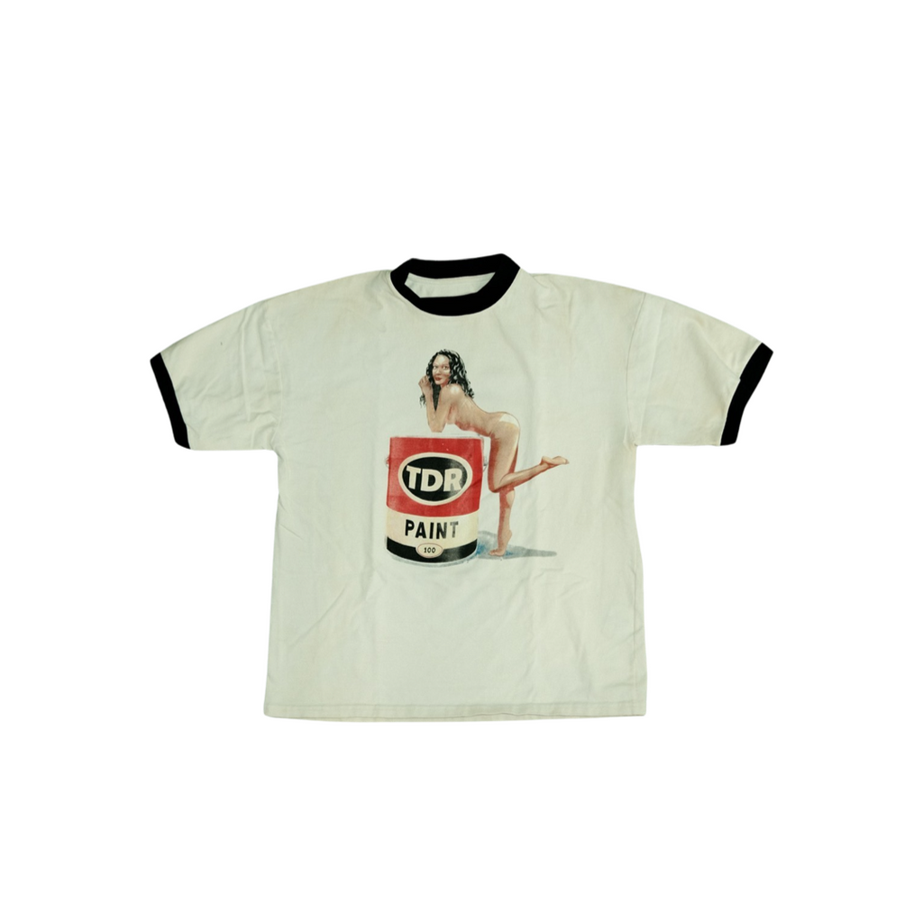 TDR PAINT CAN GIRL RINGER TEE